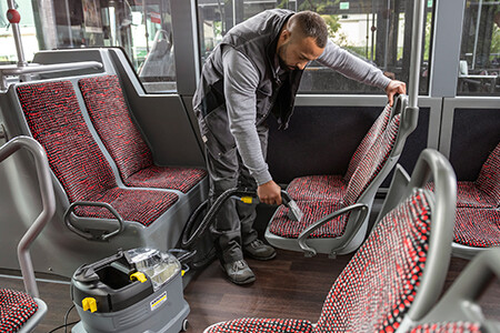 Lava aspiradora de tapizados