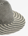 Sombreros Fedora con ala corta Sombrero Playa - Combinacion Bicolor