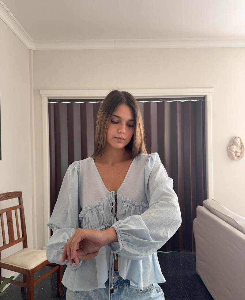 Camisa Muna celeste