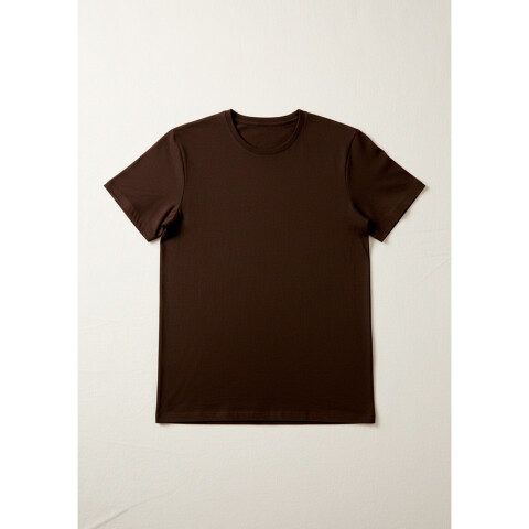 CAMISETA MM MASC MARROM ESCURO
