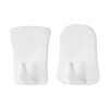 Set 2 Ganchos toalleros 16.5x15.3x3.5 cm QLUX IDE Set 2 Ganchos toalleros 16.5x15.3x3.5 cm QLUX IDE