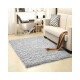 Alfombra Peluda Lumax Shaggy 1.5 X 2.0 Mts Plateado
