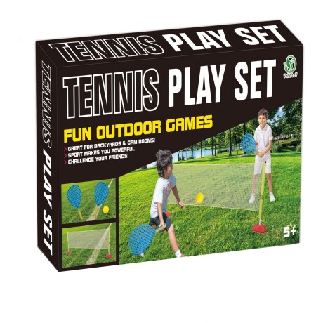 Set De Tenis Ns49 Red Con Paletas Y Pelotas 200 X 91Cm Ub 001