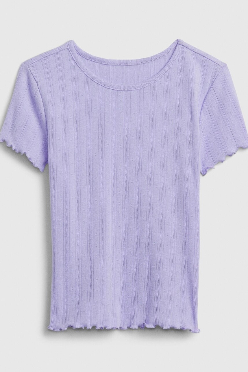 Remera Pointelle Niña Fresh Lavender