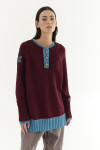 Sweater Nude Bordo