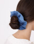 Skunzies De denim Maxi Scrunchie De Denim - Combinacion Tricolor