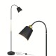 Lámpara De Pie Moderna Negra Cabezal Giratorio Minimalista Negro Con Dorado Negro Lámpara De Pie Moderna Negra Cabezal Giratorio Minimalista Negro Con Dorado Negro