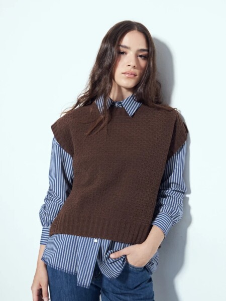 CHALECO P.CAKE ALCALA CHOCOLATE