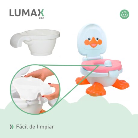 Pelela Wc Niños Duck Baby Potty 3 En 1 Hasta Los 5 Años Rosa