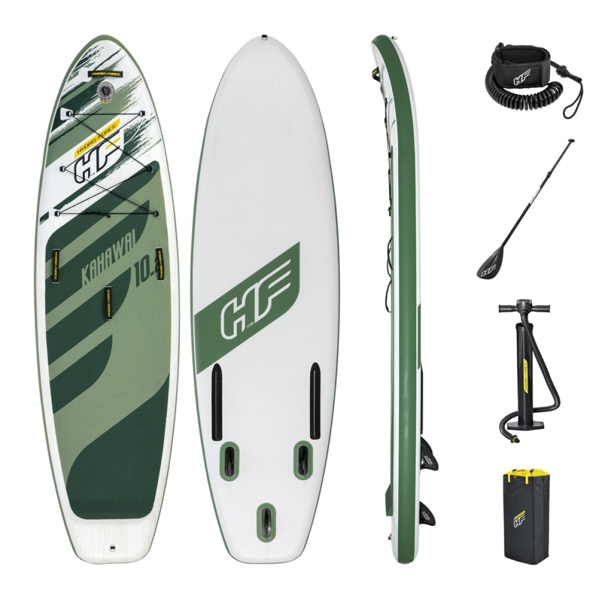 Tabla Stand Up Paddle Bestway Surf + Remo + Inflador + Bolso - Verde 