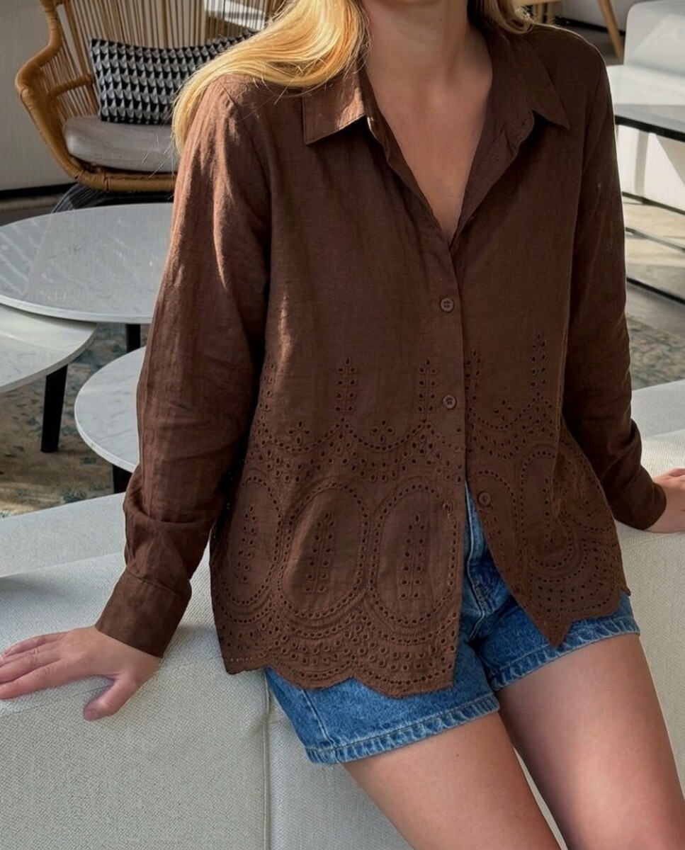 Camisa Dakota - Chocolate 