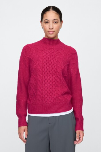 Buzo Polera Ochos Mujer Vivacious Pink 19-2045