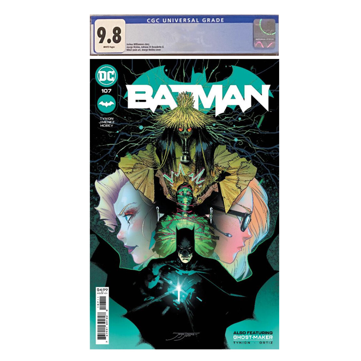 CGC Universal Grade Comic - Batman Ghost-Maker · Batman #107 