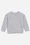 Sweatshirt cuello a la base GRIS MELANGE