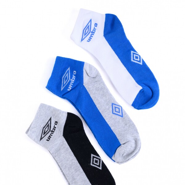 Media corta Deportiva Pack x3 Umbro Hombre 659
