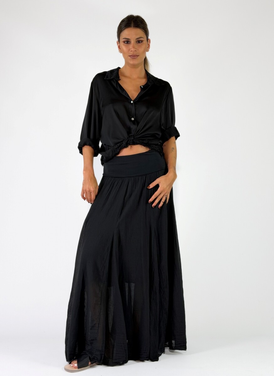 POLLERA BRENTA - NEGRO 