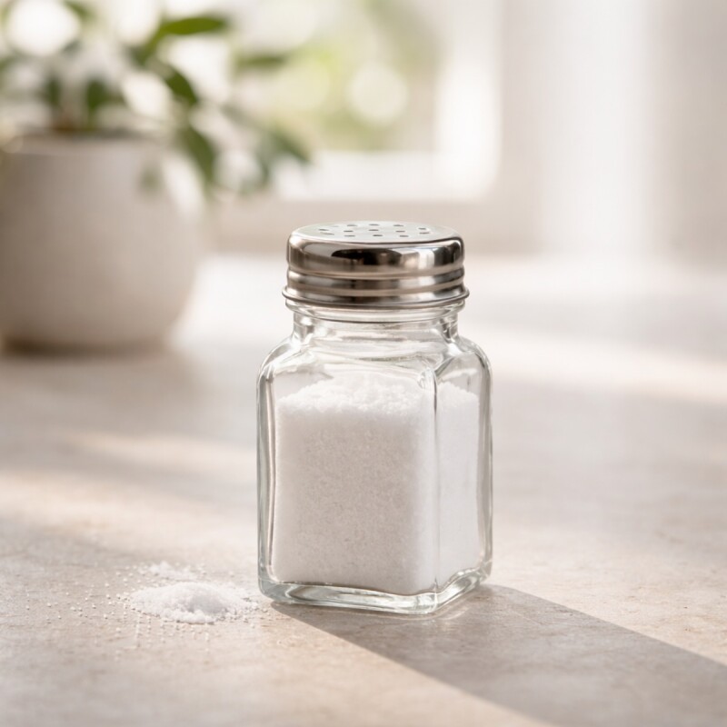 Salero 4x4x9cm TRANSPARENTE