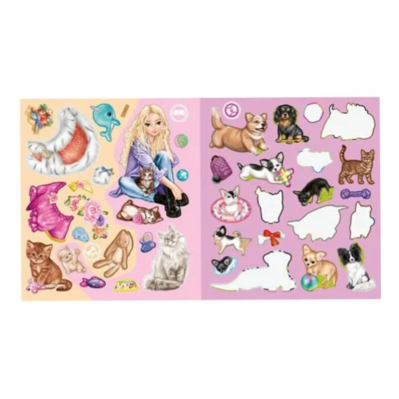 Libro de Stickers Top Model Kitty Libro de Stickers Top Model Kitty