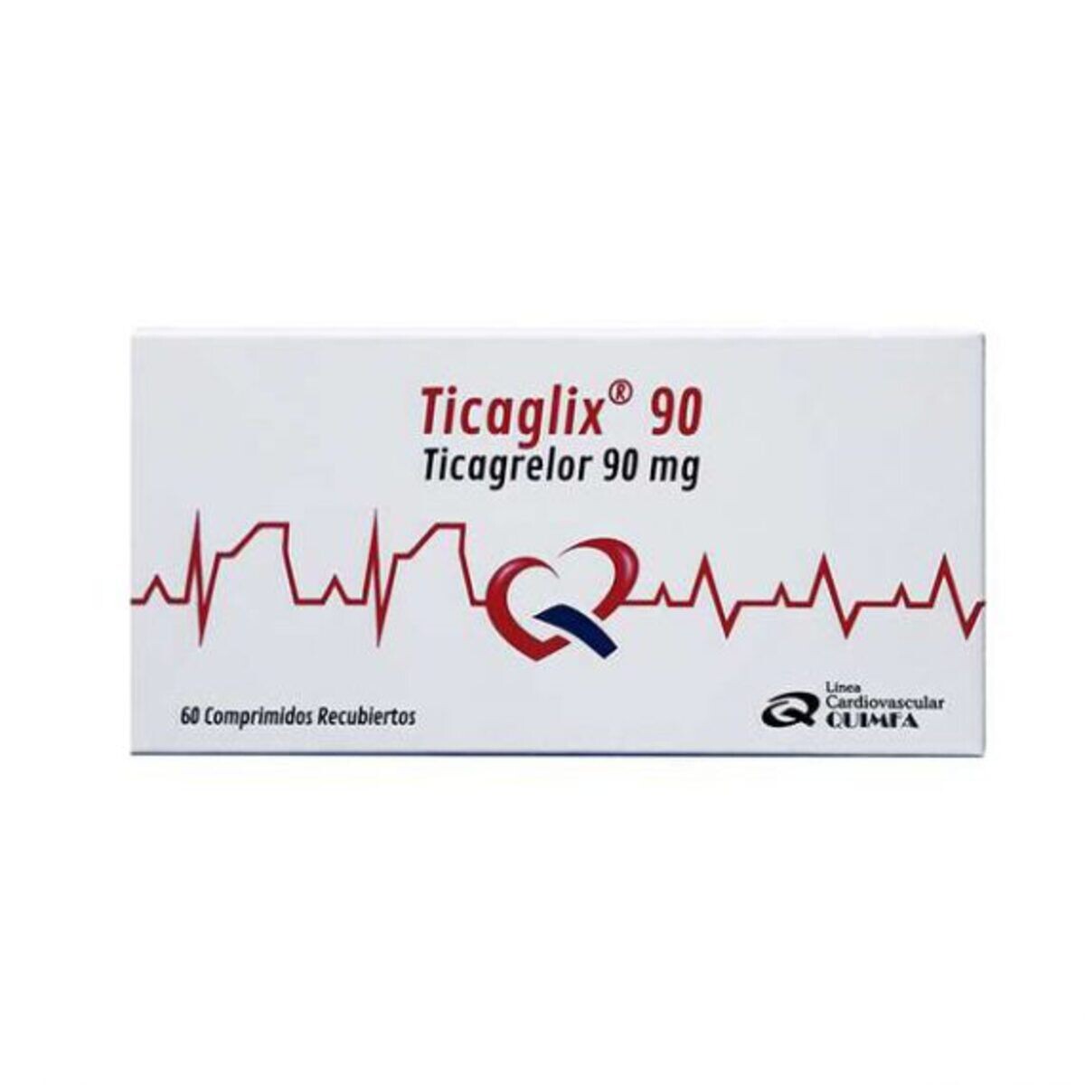 TICAGLIX 90 MG. CJ X 60 COMP. REC. 