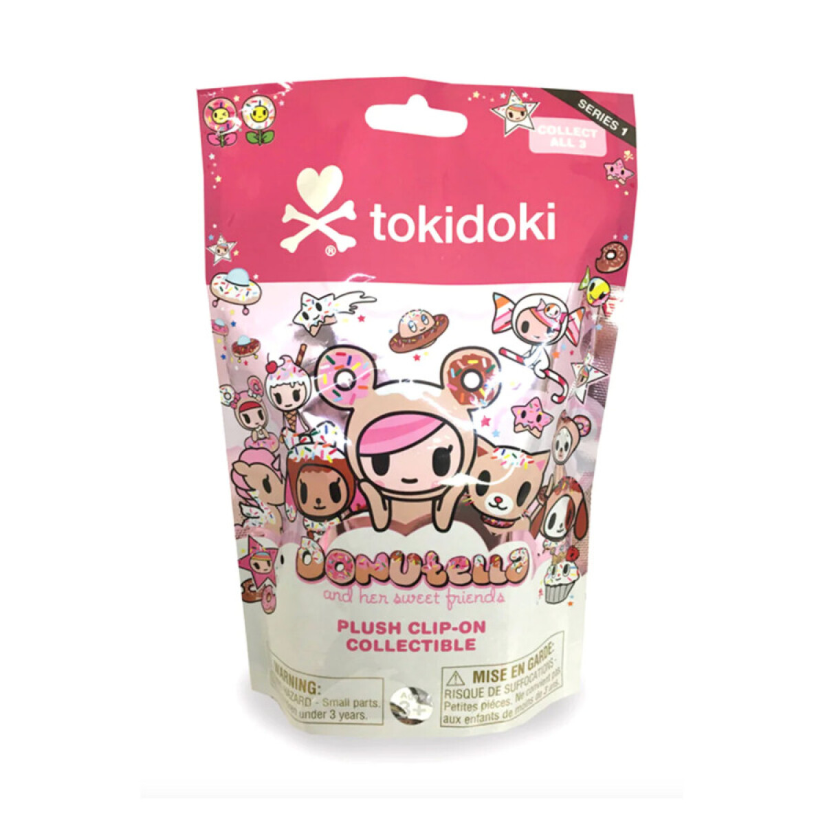 Tokidoki Donutella and her Sweet Friends Plush clip on 