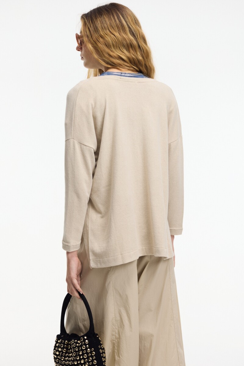 Cardigan Cosmico Natural
