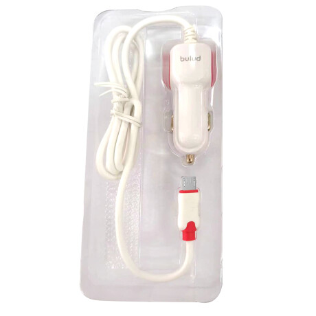 Cargador Bulud 12v 2,4a Micro Usb + 1 Usb Cargador Bulud 12v 2,4a Micro Usb + 1 Usb