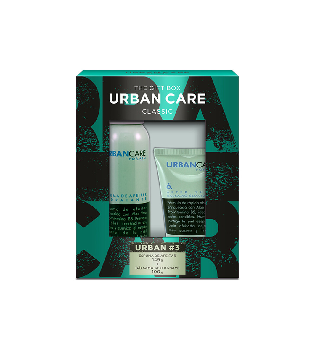 Set Urban Care - Classic Espuma de afeitar 149 g + Bálsamo after shave 100 g 