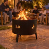 Fogón Flama 60 cm con parrilla media luna removible Fogón Flama 60 cm con parrilla media luna removible