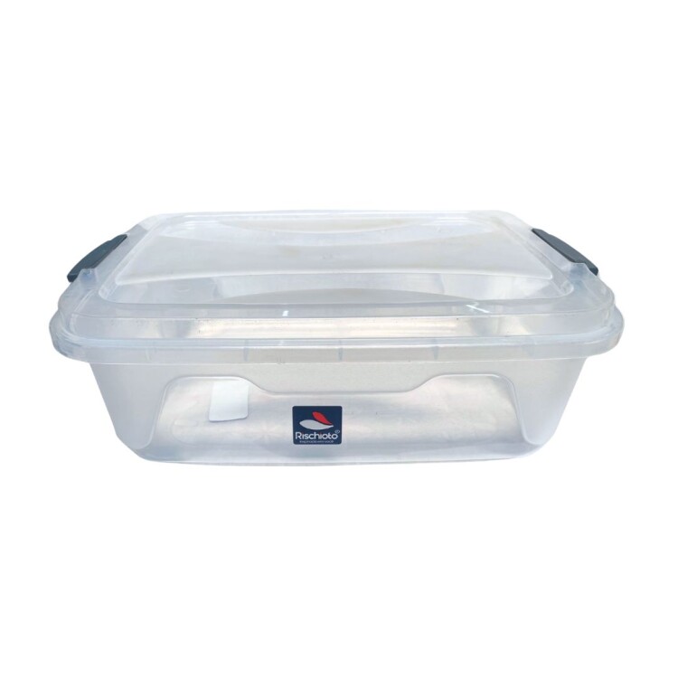 CAJA ORGANIZADORA 10 LITROS RISCHIOTO TRANSPARENTE CAJA ORGANIZADORA 10 LITROS RISCHIOTO TRANSPARENTE