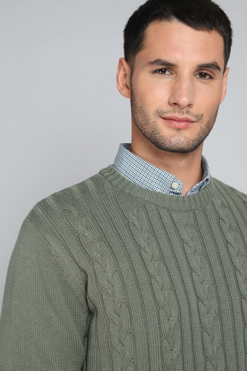 Sweater Arrow con diseño VERDE