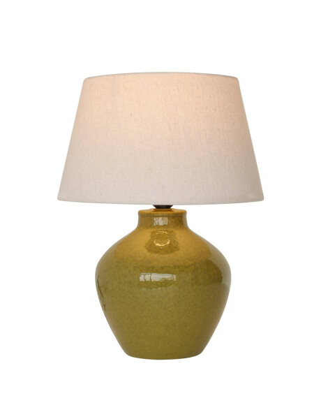 LAMPARA DE MESA CERAMICA D30x39CM VERDE LAMPARA DE MESA CERAMICA D30x39CM VERDE