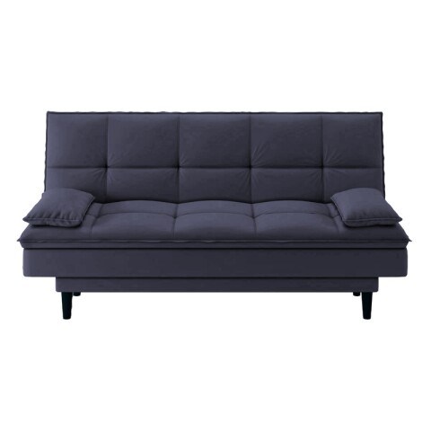 SILLON SOFACAMA LIVERPOOL con asiento reclinable en tela suede con cojines - Gris Titanio SILLON SOFACAMA LIVERPOOL con asiento reclinable en tela suede con cojines - Gris Titanio