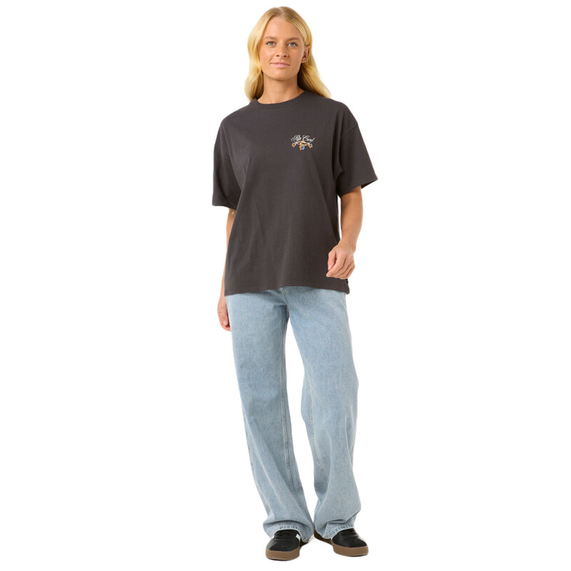 Remera Rip Curl Hibiscus Diamond Heritage - Negro Remera Rip Curl Hibiscus Diamond Heritage - Negro