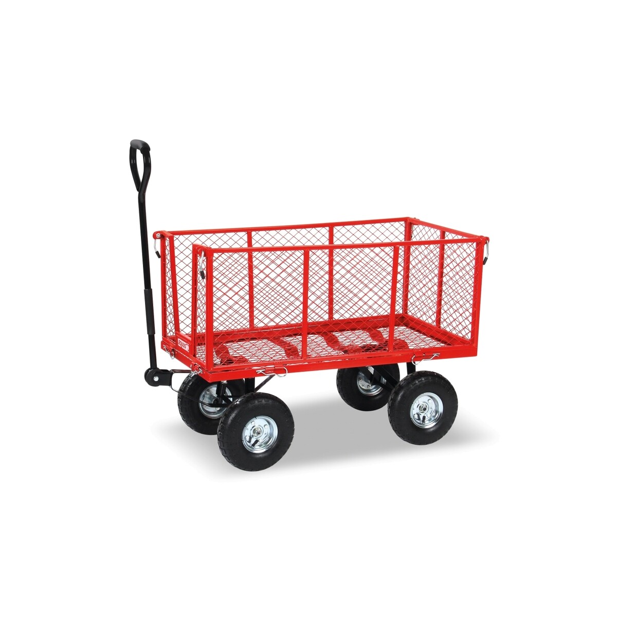 Carro malla rojo multiuso - 120 kg 