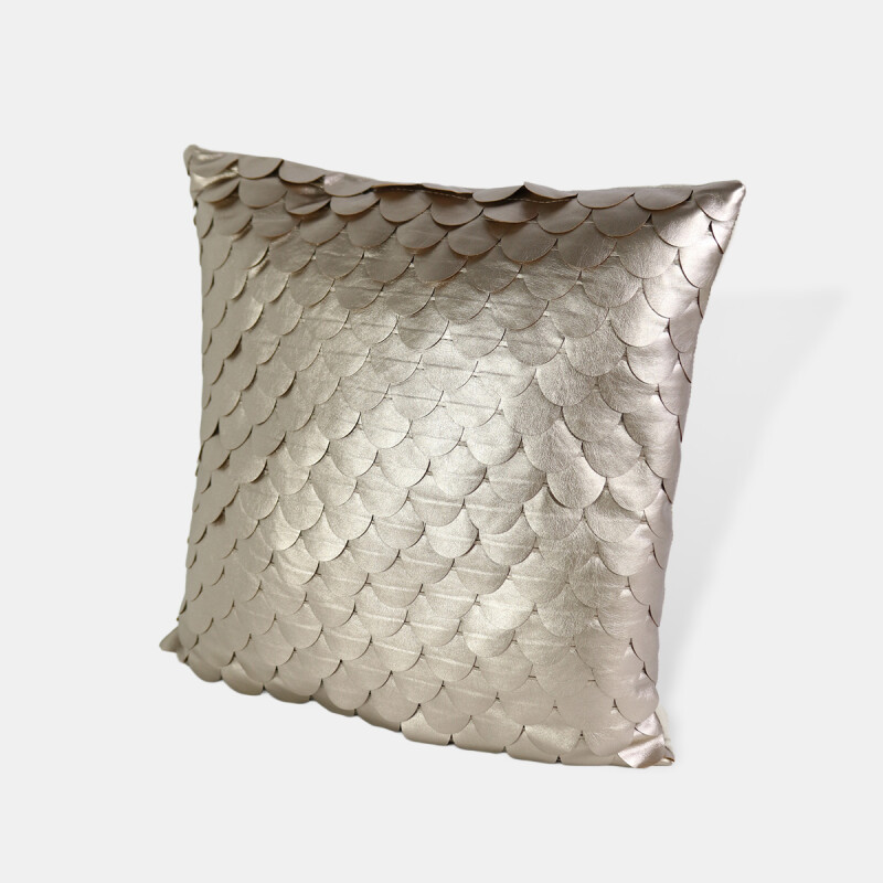 COJIN CUAD DORADO 40X40CM Unica