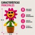 Girasol Interactivo que Baila, Canta, Graba y Repite Voz Rosa