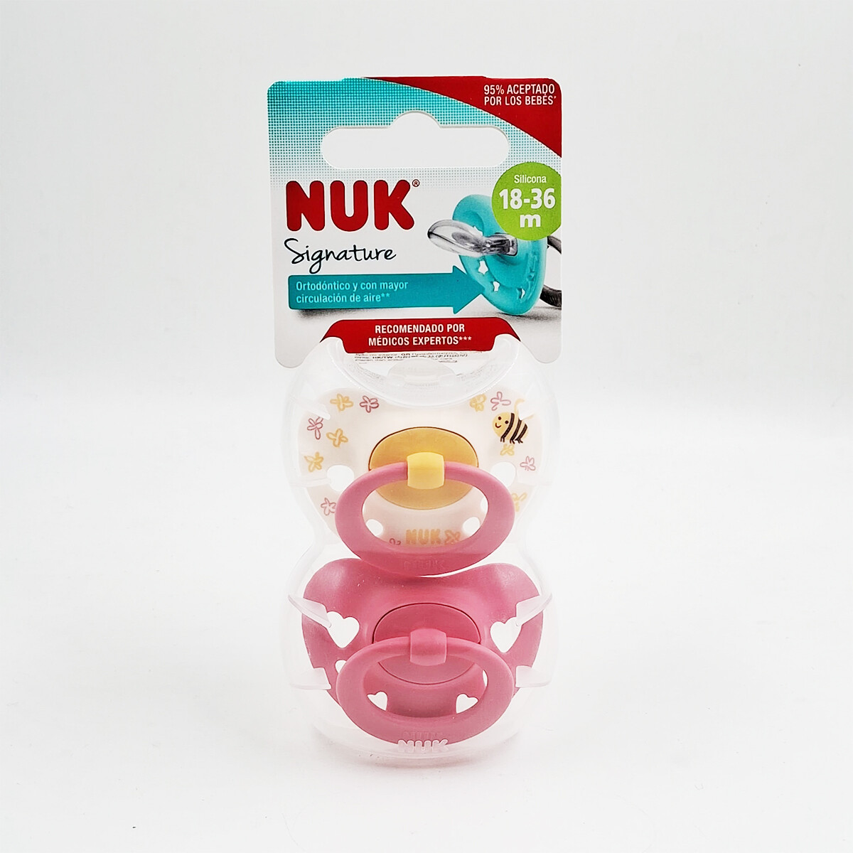 Nuk chupete signature - talle 3 nena 