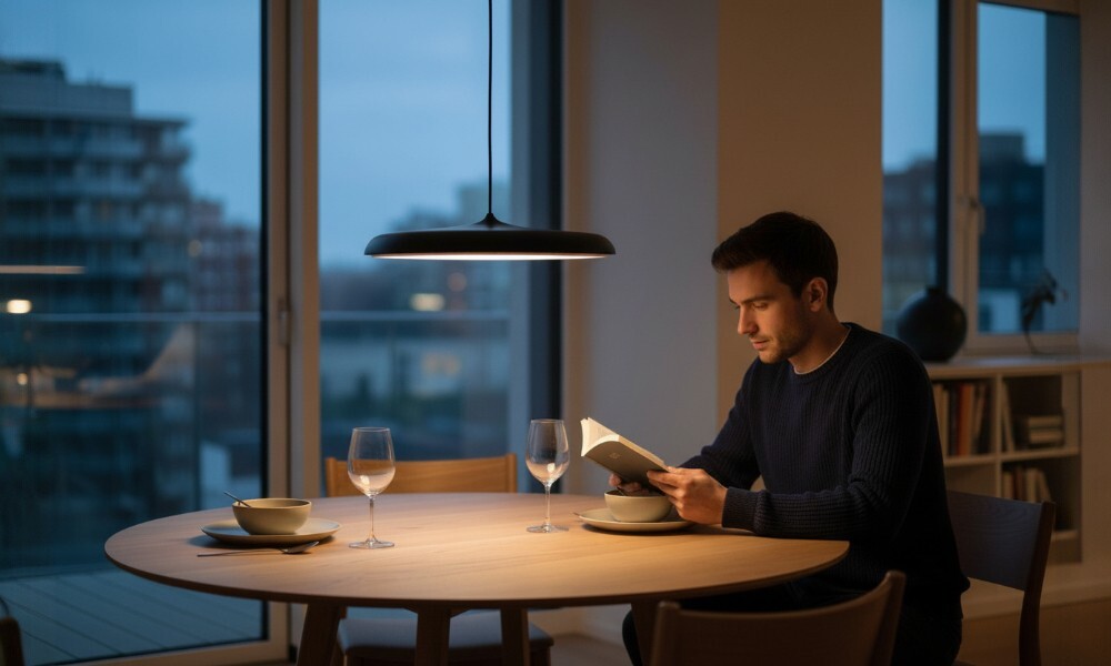 Lámpara colgante MOON P40 450-n