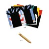 DJ0004 Tarjetas Para Rascar Y Descubrir X5 Un. 21x28 Cm Djeco - Aves