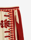 Bottoms Pantalón Estampado Bohemio - Combinacion Bicolor