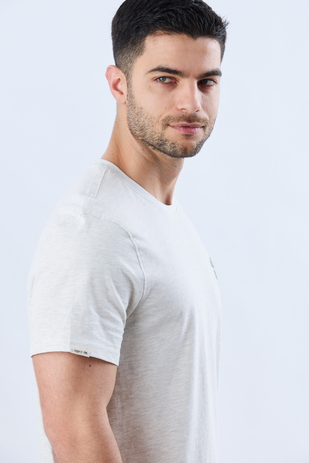 REMERA ESTAMPADA DE ALGODÓN Gris