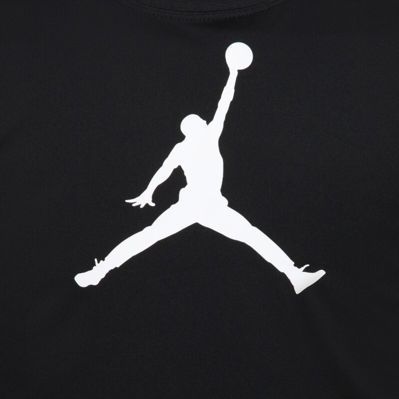 Camiseta Jumpman Logo Tee de Niños Negro