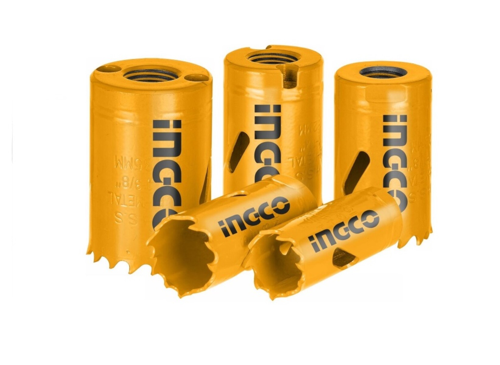 JUEGO 7 MECHAS BI METAL COPA MADERA METAL PVC INGCO AKH0071 