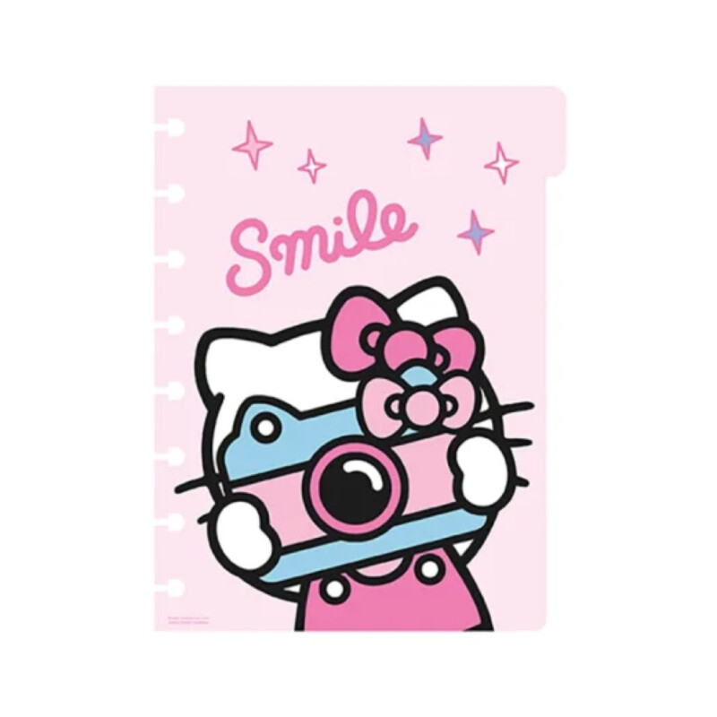 Cuaderno Mooving Hello Kitty Loops con discos A5 Cuaderno Mooving Hello Kitty Loops Con Discos A5