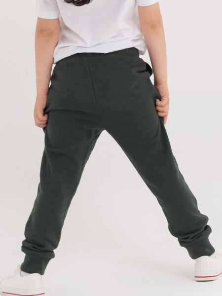 Pantalón deportivo con puño Verde