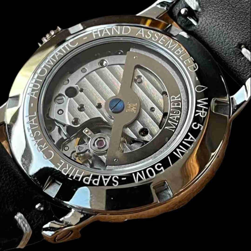 Reloj Mauer Moon Dial 36 mm Obsidian
