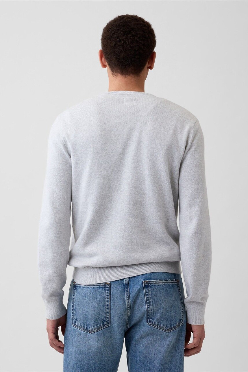 Buzo Algodón Hombre Ivory Frost