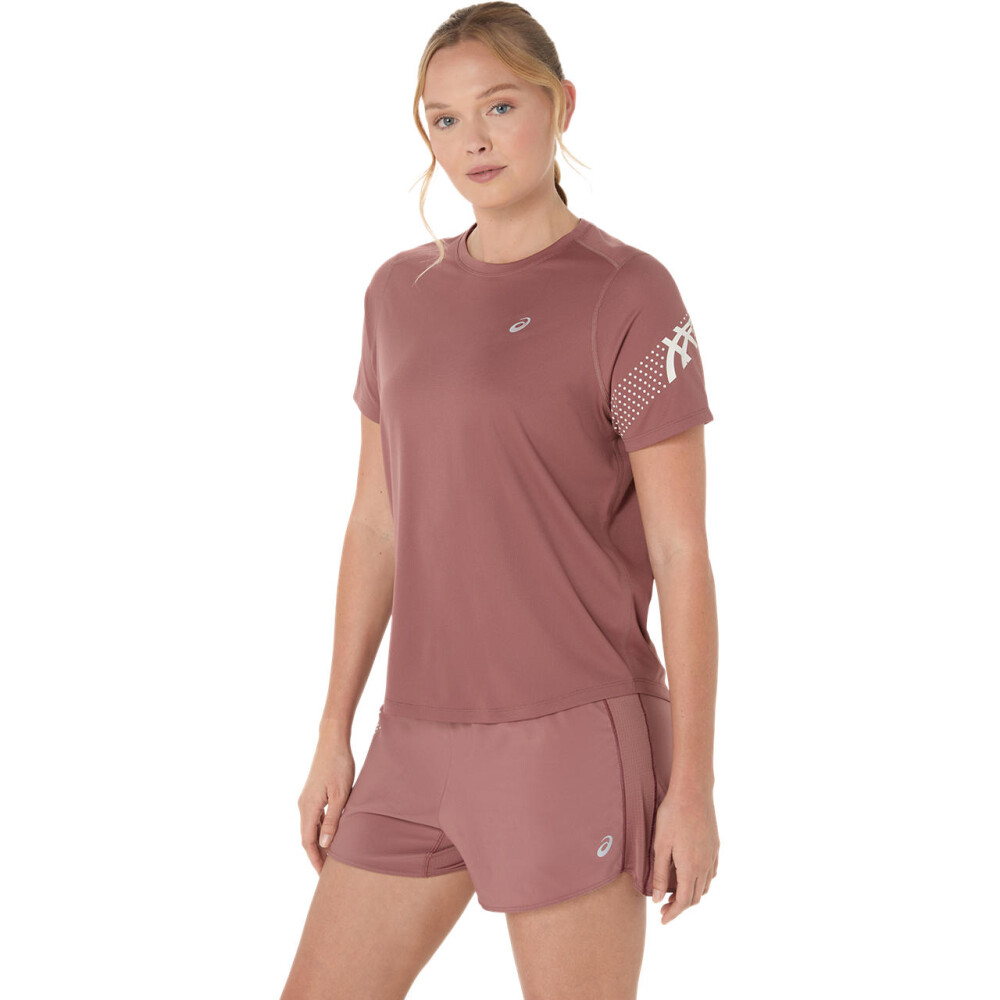 Polo Running Asics Icon SS Top Mujer Rubble Red
