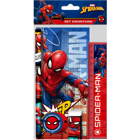 Set de úTiles Escolares Escritura Spiderman Disney 001