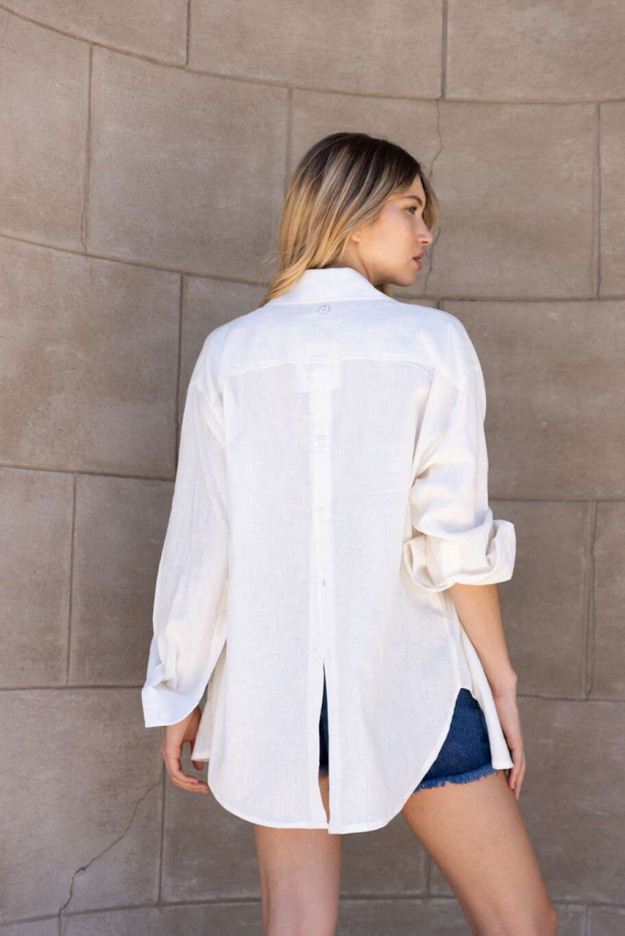 Camisa Rosalía Crudo Camisa Rosalía Crudo